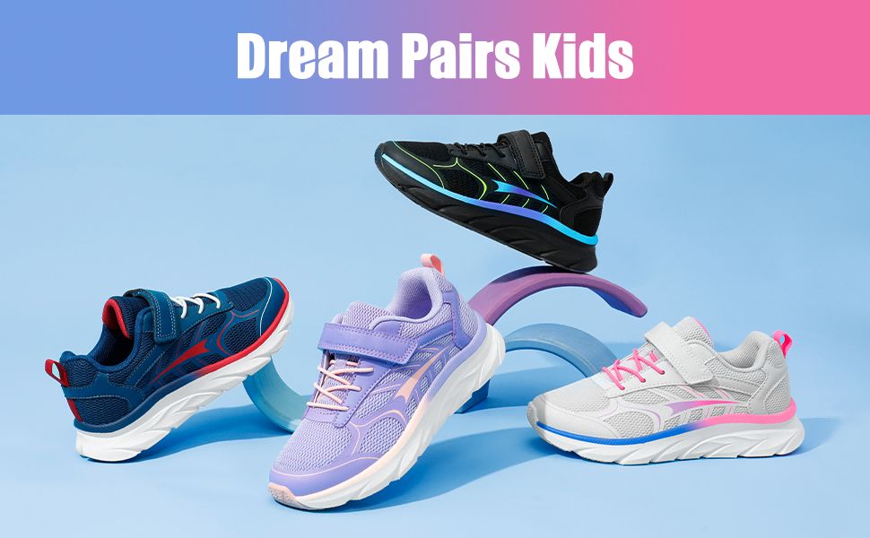 Kids' Breathable Running Sneakers-Dream Pairs
